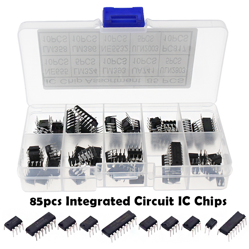 Breadboard 400 Point - 10 Kinds 85PCS of Specifications IC
