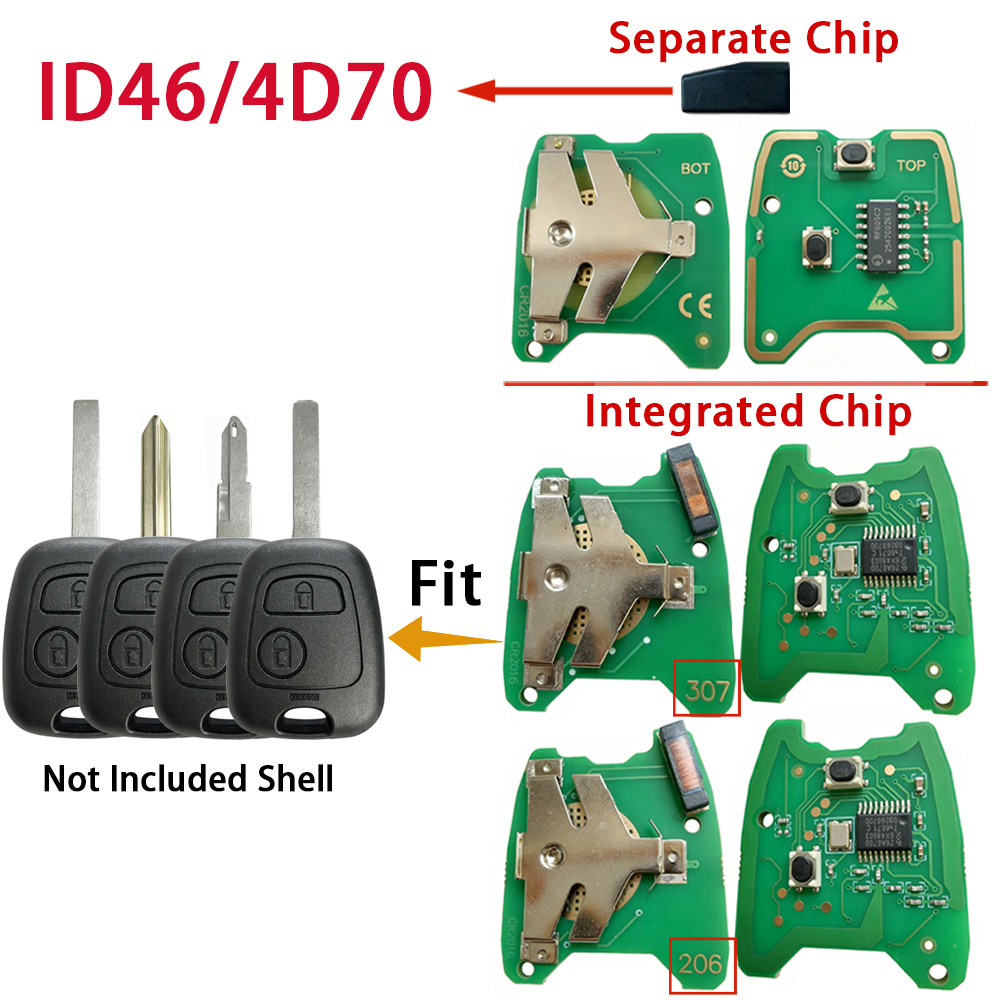 4D70 / ID46 Chip PCB 433Mhz Fo - Proto Board ulasan dan harga