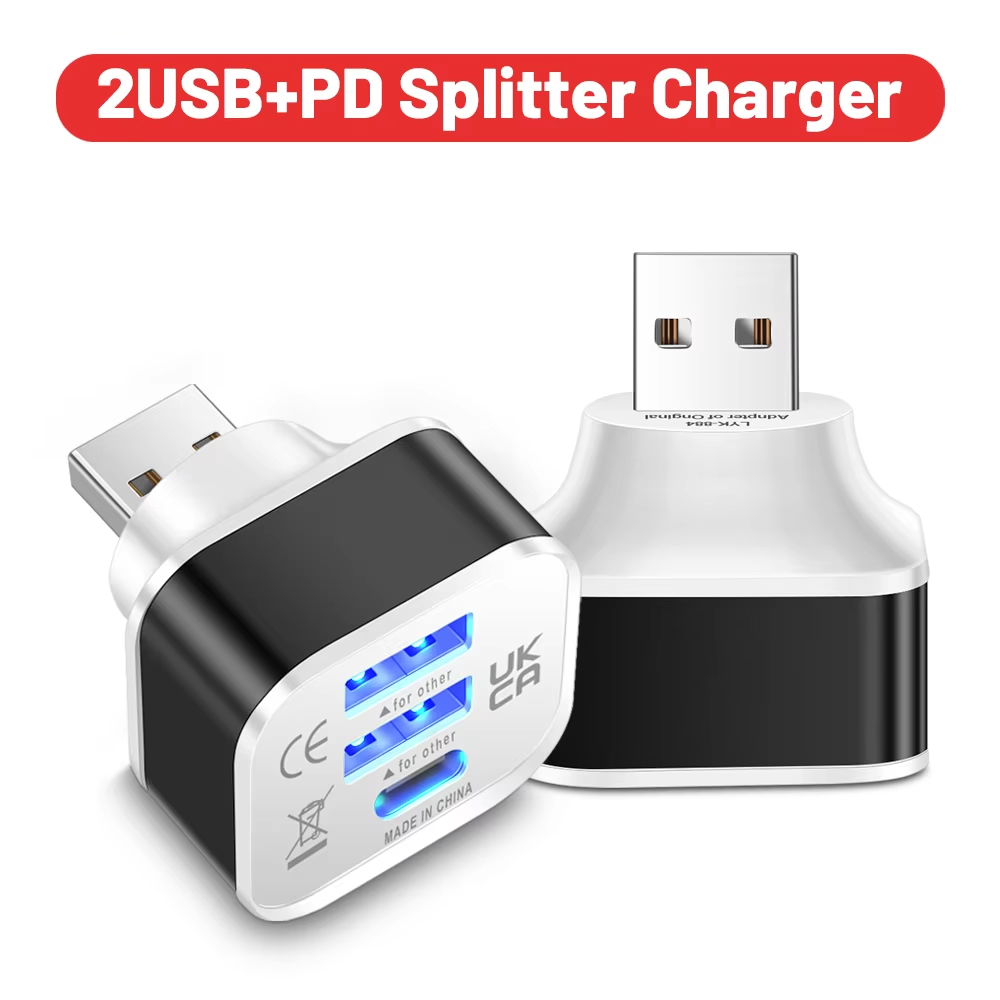 3-Port New 2.0 2USB+Type-c Cha - Ipex Connector ulasan dan harga