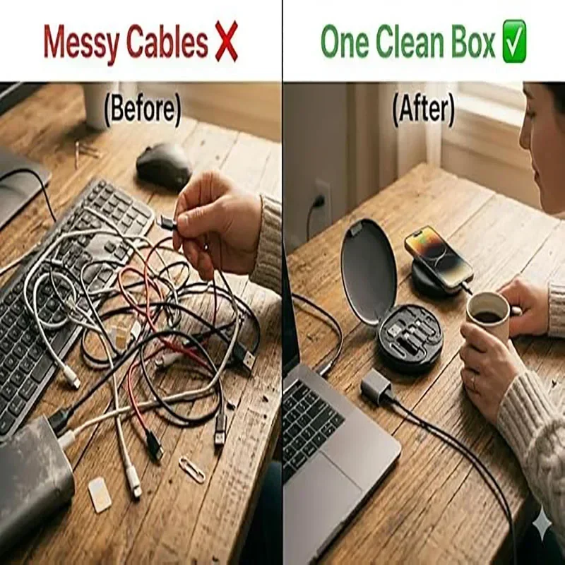60W Fast Charging Cable Kit, B - Micro Usb Cable ulasan dan harga
