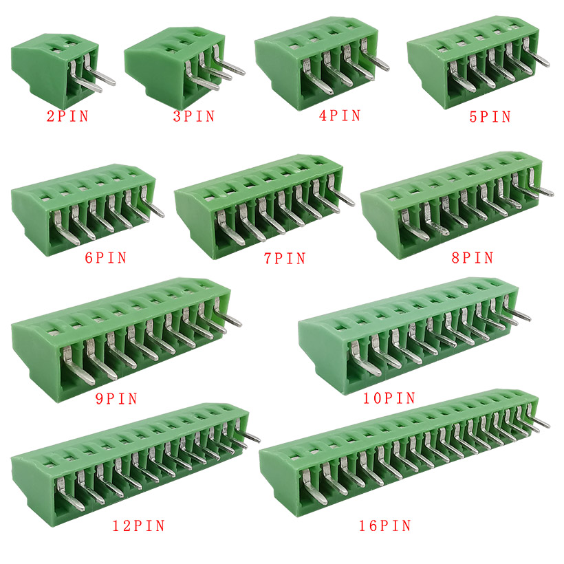 10Pcs Pitch 2.54mm PCB Screw T - Screw Terminal Block ulasan dan harga