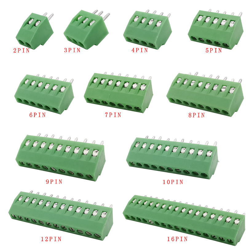 10Pcs Pitch 2.54mm PCB Screw T - Screw Terminal Block ulasan dan harga