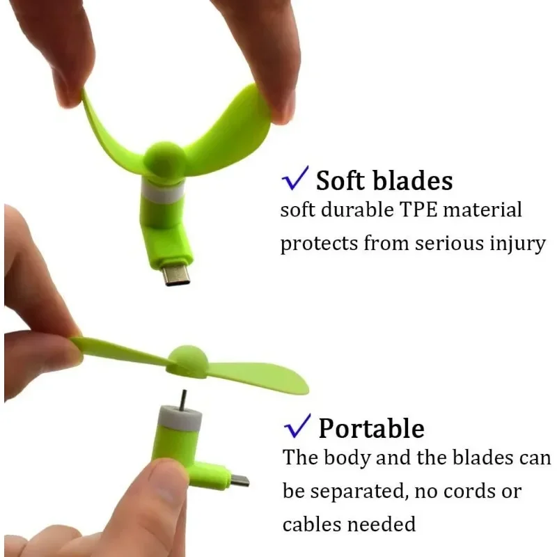 Type-C Mini Portable Micro Fan - Micro Usb Cable ulasan dan harga