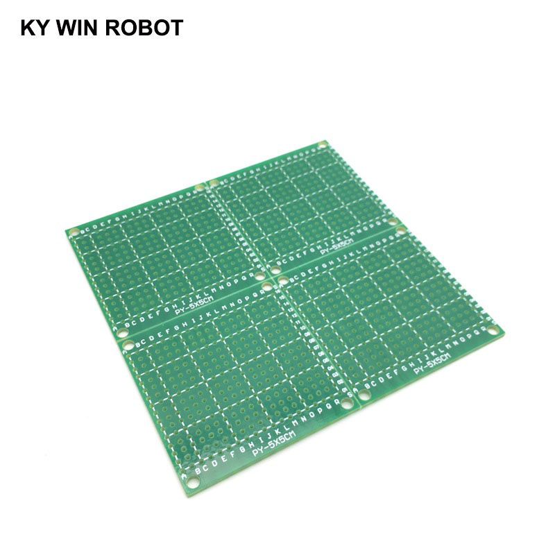 5pcs 5x5cm 50x50 mm Single Sid - Pcb Prototyping Board ulasan dan harga