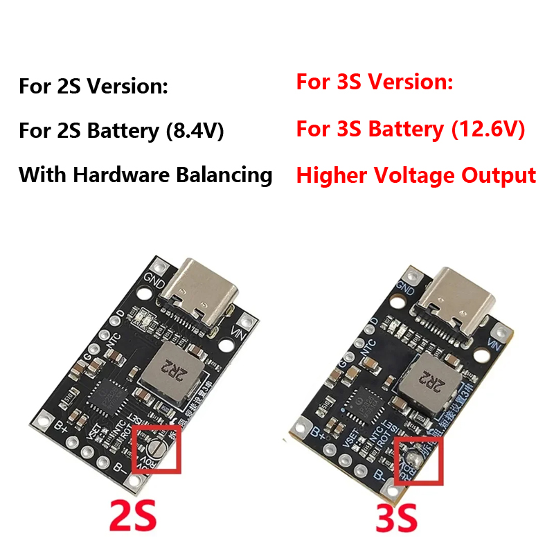 Type-C USB 2S 3S Li-ion Charge - Tp4056 Module ulasan dan harga