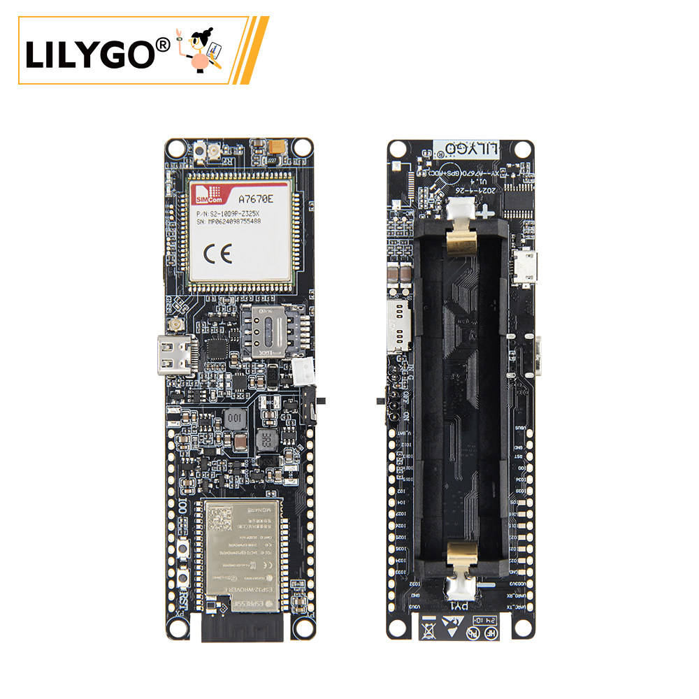 LILYGO T-A7670E ESP32 Module,  - Esp32 Battery Holder Lipo ulasan dan harga