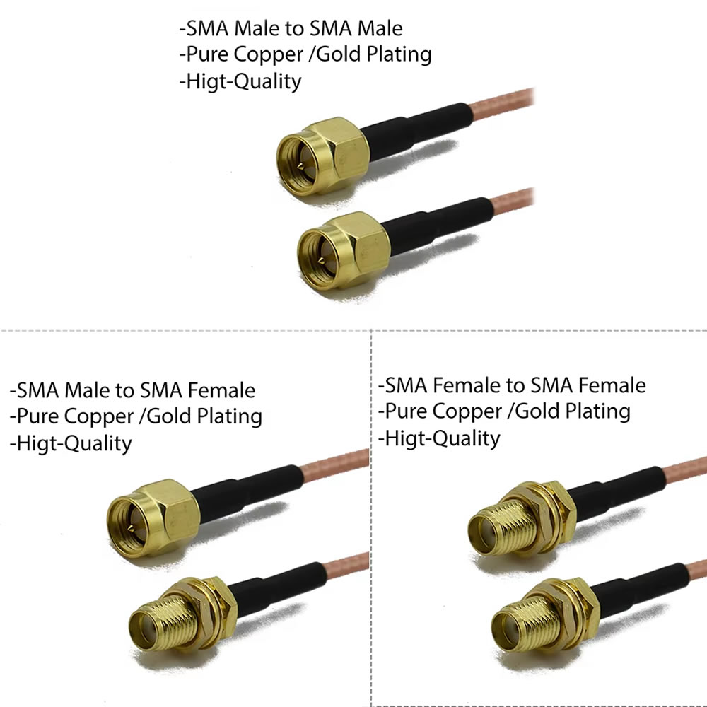 Premium RG316 SMA to SMA Male  - Jumper Wire Kit ulasan dan harga
