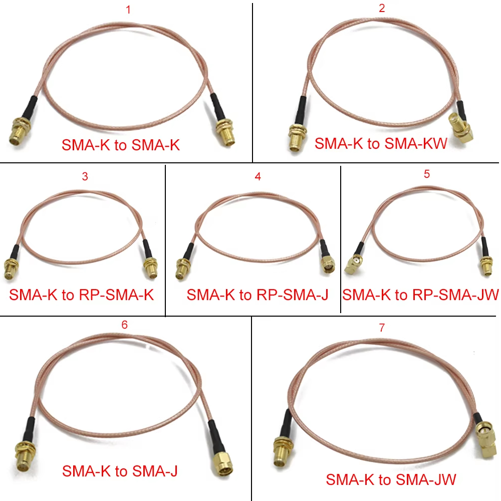 RG316 SMA to SMA/RP SMA Male P - Jumper Wire Kit ulasan dan harga