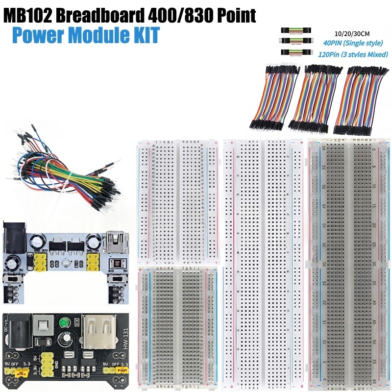 MB-102 MB102 Breadboard 400 83 - Breadboard 400 Point ulasan dan harga