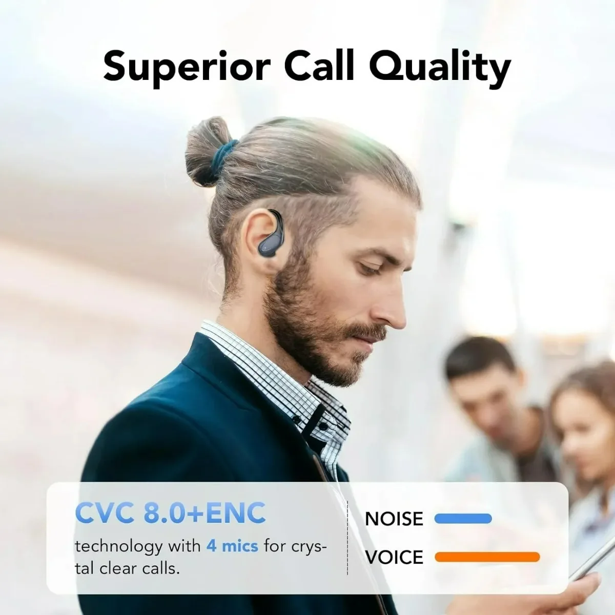 2027 New QCY Wireless Earbuds  - Usb C Cable ulasan dan harga